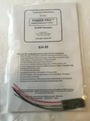 NCE Ho Scale Power Pro Digital Command Control D13SR Decoder For Model Trains