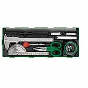 TOPTUL Measuring Marking Cutting Tool Set - 10 Piece GTA1031