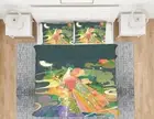 3D Peacock Clouds NAO3316 Bed Pillowcases Quilt Duvet Cover Set Queen King Fay
