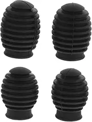 QUMIIRITY 4pcs Silicone Drumstick Covers Professional Mute Tips for Drumsticks for Practicing Without Disturbing Others for Drummers Durable and Elastic Design