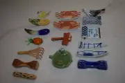 chopstick rests vintage japan new (never used), total 17pieces