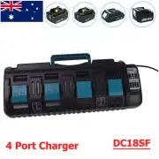 DC18SF suitable for Makita four charger DC18RCRDF18V lithium battery power