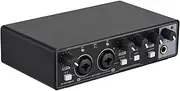 Labymos Professional Microphone o Interface DC 5V Type-C USB and Data Transmission USB 2.0 Mixing Console Microphone Sound Card