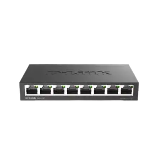 D-Link DGS-108 鐵殼 Giga 8埠桌上型節能交換器 集線器 Switch HUB 1000M