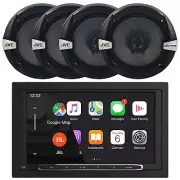 JBL Legend 700 2-DIN Bluetooth AM/FM Receiver, 4x 6.5" 300W Max 2-Way Speakers