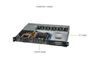 SuperMicro SYS-110D-4C-FRAN8TP 1U Redundant 800W Server