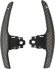 Car Steering Wheel Shift Paddles for B&MW F36 F21 F22 F32 F30 F02 F80 F11 F06 F20 F23 F10 F12 F26 F15 M3 M4 M5 M6 Matte Black Car Carbon Fiber Paddle Shift HTEOPOEKFR(Matte Black)