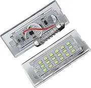 DEMULAX 2 Pcs LIGHT Licence Plate Light Lamp, for BMW, X5 E53 1999-2006 X3 E83 2003-2010 DXY88 Number Lamp 12V Car Number Plate Light