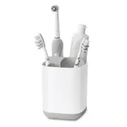 EasyStore Paste/Toothbrush Caddy Bathroom Storage Organiser Grey Joseph Joseph