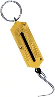 Baluue 50kg Capacity Portable Weighing Scale Electronic Hanging Scale Hand Held Yellow