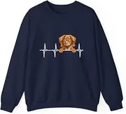 [VidiAmazing] Dog Heartbeat for Nova Scotia Duck Tolling Retrievers Lovers ds007 T-Shirt
