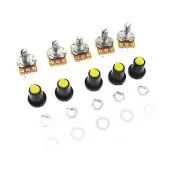 5PCS B10K ohm 3 Terminal Audio B Type Linear Taper Rotary Potentiometer