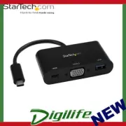 StarTech USB-C to VGA Multifunction Adapter w/PD CDP2VGAUACP