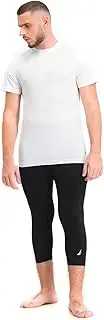 [Nautica] Men's 3/4 Length Base Layer Performance Pant with Dri Fusion Tech
