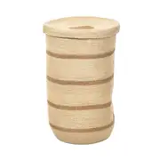 [Florabelle Living] Mayan Woven Basket wLid Natural and Brown