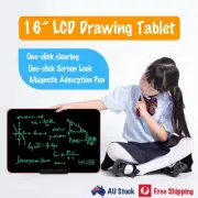 16” LCD Colourful Drawing Writing Tablet with Pen Learning Tablet Pressure Write