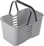 Generico Shower Basket | Shampoo Holder for Shower | Shower Basket for Beauty Products, Beauty Products Storage Basket with Handle, 25 x 14.5 x 16 cm Portable Shower Basket for Cosmetics & Health