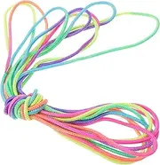Milisten Colored Rubber Jump Rope for Elastic Skipping Rope for Outdoor Fun Safe and Soft Rubber Material for Classroom Games and Physical Activity