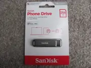 SanDisk Dual Phone 256GB USB 3.2 Type-C/Lightning Flash Drive SDIX70N-256G-AG6NE