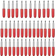 Youngneer Cricut Blades for Explore Air 2 Air Maker Expression 40PCS 45 Degree Standard Cricut Fine Point Cutting Blade Cut Vinyl Fabric Cricut Knife Cutting Blades Replacements
