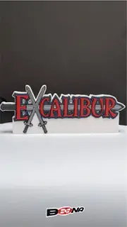 Excalibur logo display sign Marvel Beena Studio