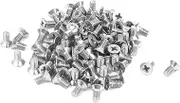 uxcell® M3 x 6mm Phillips Flat Head Countersunk Bolts Machine Screws 100pcs