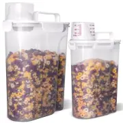 Rice Airtight Dry Food Storage Containers 2 Pack, BPA Free Plastic Storage Bi...