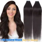 100% Real Tape In Remy Human Hair Extensions Skin Weft FULL HEAD BLONDE Straight