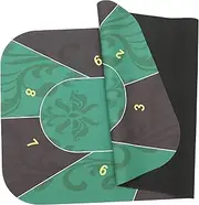 ibasenice Poker Chip Cloth Portable Tables Tabletop Mat Anti-Slip Table Cover Board Game Tablecloth Portable Chess Board Table Game Mat Desktop Mat Pad Foam Play Mat Folding Mat Rubber