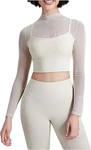 [Letuwj] Yoga Clothing Long-Sleeved with Chest pad Running Quick-Drying Sports Fitness Clothing Tops