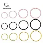 2pcs. 20G 18G 16G 14G Anodized Seamless Cartilage Labret Tragus Nose Hoop Ring