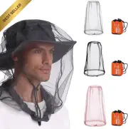 3PC Mosquito Head Net Face Neck Bug Gnats Outdoor Hiking Camping