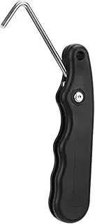 Portable Lace Tightener Puller Tool,Lace Puller Hockey Stainless Steel Lace Tightener | Folding Skating Tool Handle Anti-Slip Ice Roller Accessories for Shoes & Figure-Skates