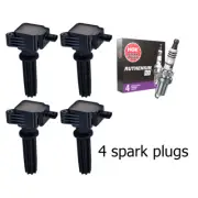 Ignition Coil & NGK Ruthenium Spark Plug fit 2012-2018 Ford Focus 2.0L L4 UF670 (for: Ford)