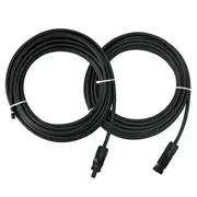 Solar Panel Connector Cable Plug Extension Cable Wire MC-4 Connector 10AWG Safety Designed High Performance High Quality Wide Use Long Life