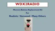 HTX 202 / HTX 404 Memory Battery Replace Kit Fix ERR 1 Code EZ w/Instructions