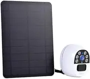 MEFESE 1080P Solar Powered Camera Smart WiFi Camera Solar Camera Reable Battery Powered Wireless Outdoor Waterproof Cam Webcam Video Camera Night Vision PIR Motion Detection Support