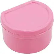 Plastic Denture Retainer Storage Case Box False Teeth Protective Dental Case Dental Appliances,Sky Blue