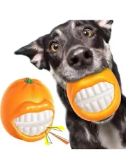 Dog Squeak Chew Toys Tough Ball for Medium//Extra Aggressive Chewers Dogs Large
