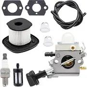 FitBest BG86 Carburetor with Air Filter Tune-up Kit for Stihl BG86C BG86Z BG86CE BG86CEZ SH86 SH86C Zama C1M-S261B C1M-S261C 4241-120-0616 4241-120-0623 Leaf Blower Carb