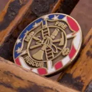 Fire and Rescue Firefighter Lapel Pin