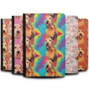 PASSPORT ITINERARY ORGANIZER|CUTE AIREDALE TERRIER PUPPY DOG CANINE PATTERN #A1