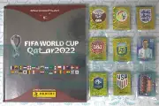 Panini FIFA World Cup Qatar 2022 Stickers + Empty Album Hardcover Silver Messi
