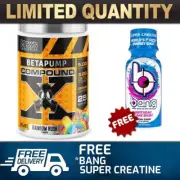 MAX'S LAB SERIES BETAPUMP COMPOUND X PRE-WORKOUT 25 SRV || BETA PUMP ENERGY$