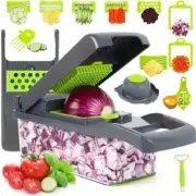 14-in-1 Multifunctional Vegetable Chopper & Grater - Kitchen Slicer & Dicer