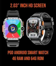4G+64G PGD SMART WATCH Touch Screen 2.03” Android 8.1,HD Dual Camera Wristwatch