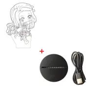 Kimetsu No Yaiba Nezuko Kamado Figure Led Night Light for Bedroom Decor Nightlig