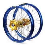 Sherco 3.0I ENDURO 2005-2017 Wheel Set Blue Excel SNR MX Rims Gold Talon Hubs 21