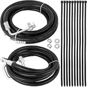 SUB6050 Rear Auxiliary AC Hoses Set, Rear AC Line Set replacement for Cadillac Escalade ESV Chevrolet Suburban GMC Yukon XL 2000-2006,Replace SUB6050