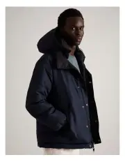 [Blaq] Miles Reversible Puffer Jacket in Black